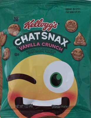 Vanilla Crunch Flavored Chat Snax Graham Snacks, Vanilla Crunch