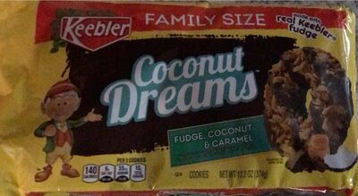 Fudge, Coconut & Caramel Cookies, Fudge, Coconut & Caramel