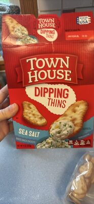 Dipping Thins Sea Salt Baked Snack Crackers, Sea Salt