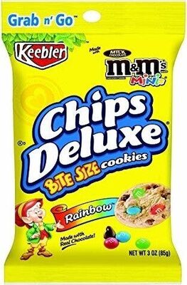 Rainbow Cookies Made With Milk Chocolate M&M's Minis, Rainbow