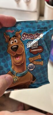 Kellogg's Klg Licensed Crackers Scooby-Doo Cinnamon Graham Bones 1oz