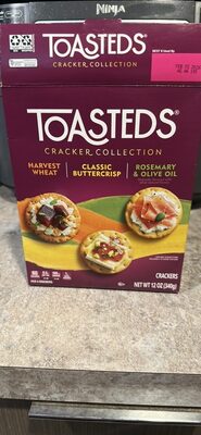 Artisan Collection Crackers, Buttercrisp; Wheat; Rosemary; Olive Oil