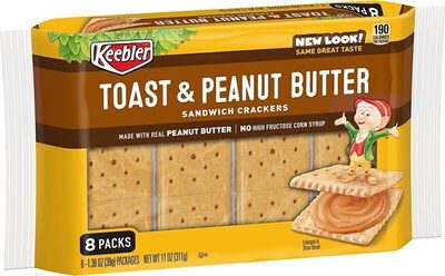 Kellogg's Klg Cracker Packs Toast & Peanut Butter 11oz