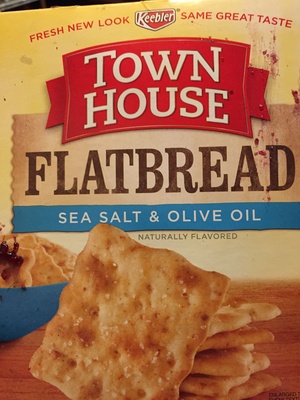 Kellogg's Town House Flatbread Crisps Sea Salt & Olive Oil 9.5oz