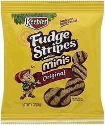 Keebler Fudge Shoppe Fudge Stripes Minis 1Oz