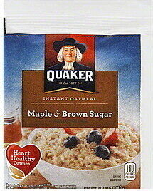 Maple & Brown Sugar Flavor Instant Oatmeal, Maple & Brown Sugar