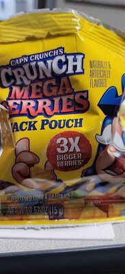 Mega Berries Crunch Sweetened Corn & Oat Snack, Mega Berries Crunch