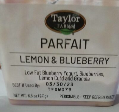 Lemon & Blueberry Parfait, Lemon & Blueberry