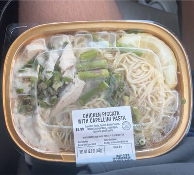 Chicken Piccata With Capellini Pasta, Chicken With Capellini Pasta