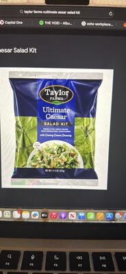 Ultimate Caesar Chopped Romaine, Croutons, Shaved Parmesan Cheese And Caesar Seasoning With Creamy Caesar Dressing Salad Kit, Ultimate Caesar