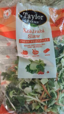 Kohlrabi Slaw Kohlrabi, Savory Cabbage, Kale, Carrot, Broccoli, Kohlrabi Slaw