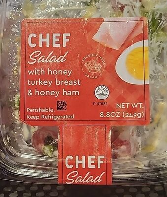 Chef Salad With Turkey Breast And Ham, Chef Salad