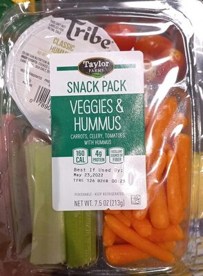 Veggies & Hummus Carrots, Celery, Tomatoes With Hummus Snack Pack, Veggies & Hummus