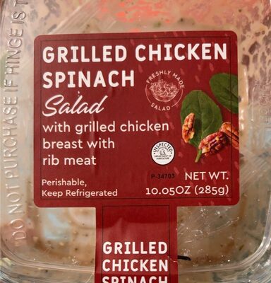 Grilled Chicken Spinach Salad, Grilled Chicken Spinach