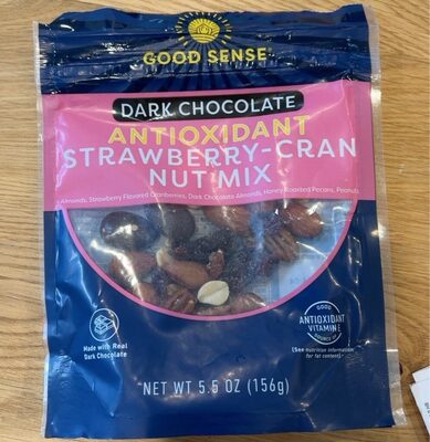 Dark Chocolate Strawberry-Cran Antioxidant Nut Mix, Dark Chocolate Strawberry-Cran