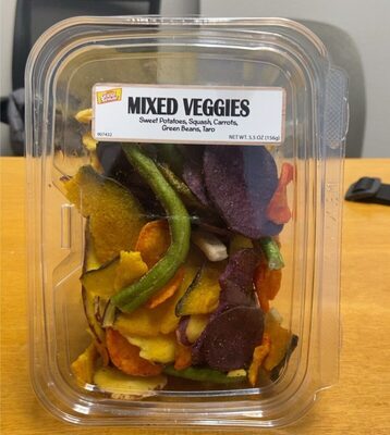 Mixed Veggies Sweet Potatoes, Squash, Carrots, Green Beans, Taro, Mixed Veggies