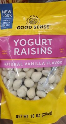 Yogurt Flavored Raisins, Yogurt