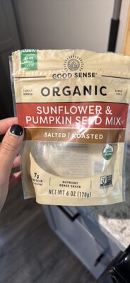 Organic Roasted & Salted Sunflower & Pumpkin Seed Mix, Roasted & Salted