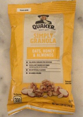 Oats, Honey & Almonds Simply Granola, Oats, Honey & Almonds