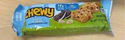 Cookies & Cream Flavored Granola Bar, Cookies & Cream