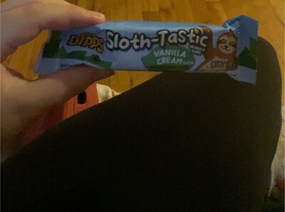 Vanilla Cream Flavor Sloth-Tastic Granola Bar, Vanilla Cream