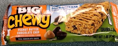 Peanut Butter Chocolate Chip Big Chewy Granola Bars, Peanut Butter Chocolate Chip