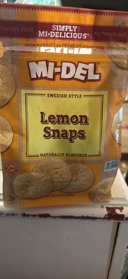 Lemon Swedish Style Snaps, Lemon