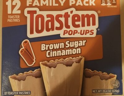 Brown Sugar Cinnamon Pop-Ups Toaster Pastries, Brown Sugar Cinnamon