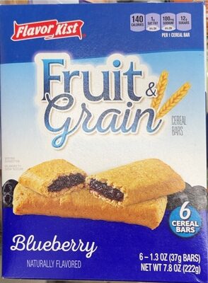 Blueberry Fruit & Grain Cereal Bars, Blueberry