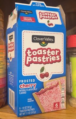 Frosted Cherry Toaster Pastries, Frosted Cherry