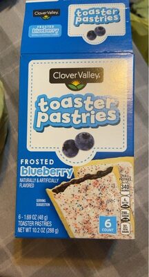 Blueberry Frosted Toaster Pastries, Blueberry