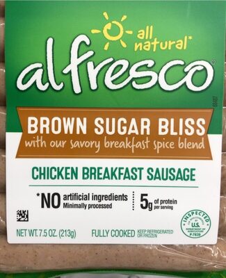 All Natural Brown Sugar Bliss Chicken Breakfast Sausage