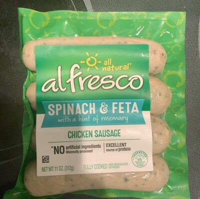 Spinach & Feta With A Hint Of Rosemary Chicken Sausage