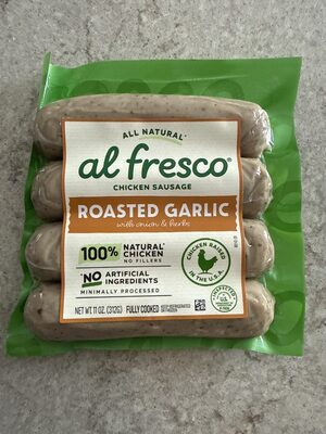 Roasted Garlic With Onions And Herbs Chicken Sausage, Garlic