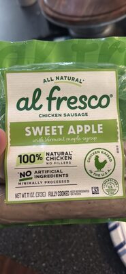 Sweet Apple With Vermont Maple Syrup Chicken Sausage, Sweet Apple With Vermont Maple Syrup
