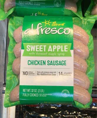 Sweet Apple Chicken Sausage, Sweet Apple