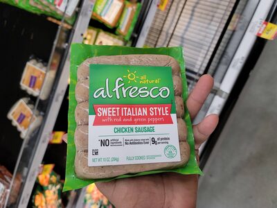 Sweet Italian Style Chicken Sausage, Sweet Italian Style