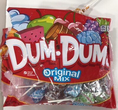 Dum Dums Original 8.4 oz. Assorted Flavor Lay Down Bag