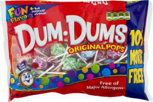 Dum-Dums Original 11.4 oz. Assorted Flavor Bonus Lay Down Bag