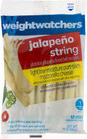 Jalapeno Light Low-Moisture Part-Skim Mozzarella String Cheese, Jalapeno