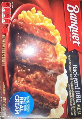 Banquet Backyard BBQ, Frozen Meal, 10.45 oz.