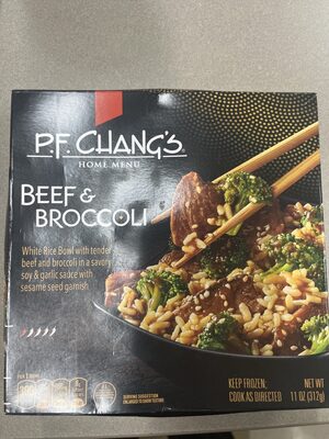 P.F. Chang's Home Menu Beef and Broccoli Bowl, Frozen Meal, 11 oz.