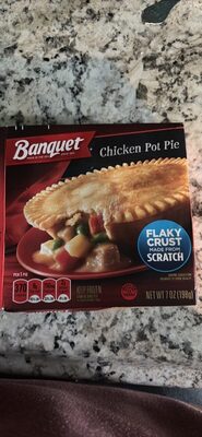 Banquet Chicken Pot Pie, Frozen Meal, 7 oz.