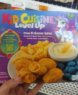 Kid Cuisine Level Up Mac & Cheese Bites, Frozen Meal, 9.7 oz.