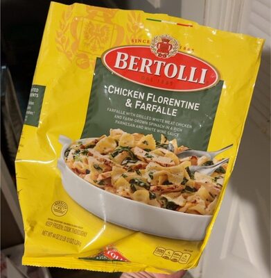 Bertolli Chicken Florentine & Farfalle, Frozen Meal, 44 oz.