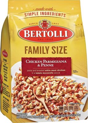 Bertolli Frozen Skillet Meals Family Size Chicken Parmigiana & Penne, 36 oz.
