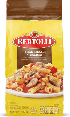Bertolli Italian Sausage & Rigatoni, Frozen Meal, 22 oz.