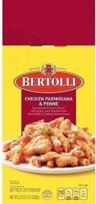 Bertolli Chicken Parmigiana & Penne, Frozen Meal, 22 oz.