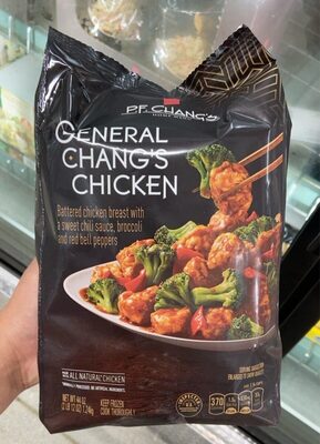 General Chang's Chicken Battered Chicken Breast With A Sweet Chili Sauce, Broccoli And Red Bell Peppers, General Chang's Chicken