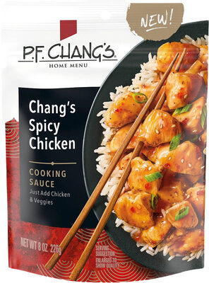 P.F. Chang's Home Menu Spicy Chicken Cooking Sauce and Marinade, 8 oz.